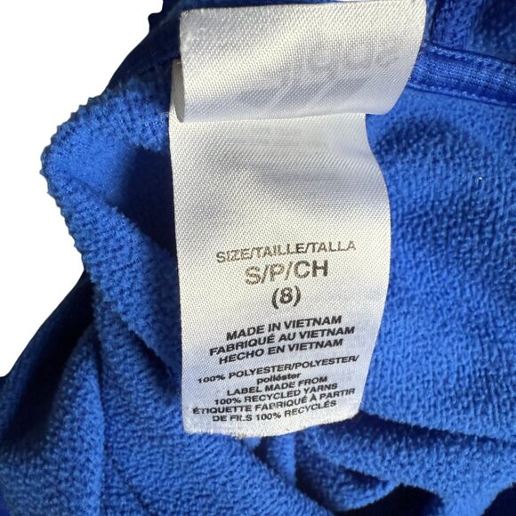 Adidas Colorblock Melange Pullover Hoodie Big Boys Small (8) Heather Blue - Picture 6 of 7